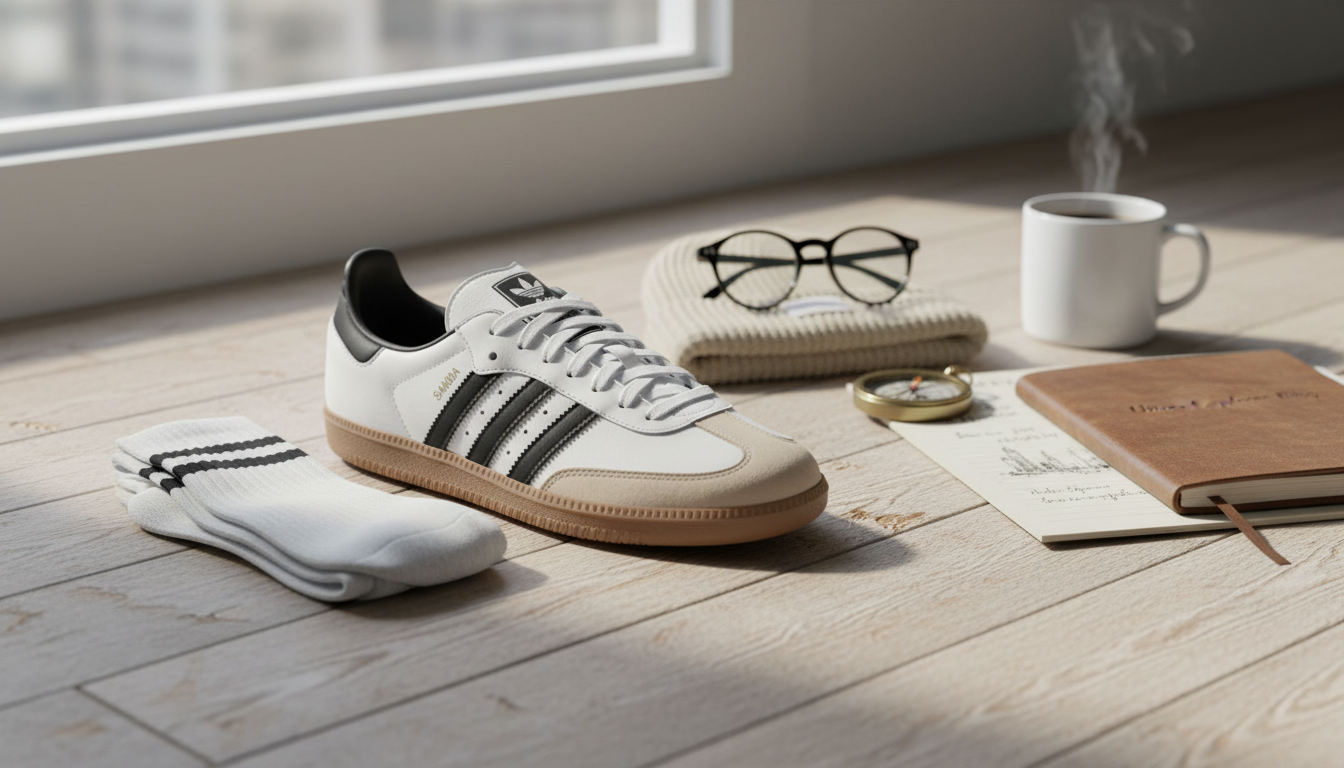 Adidas Men's White Slip-On Sneakers: Sporty Comfort